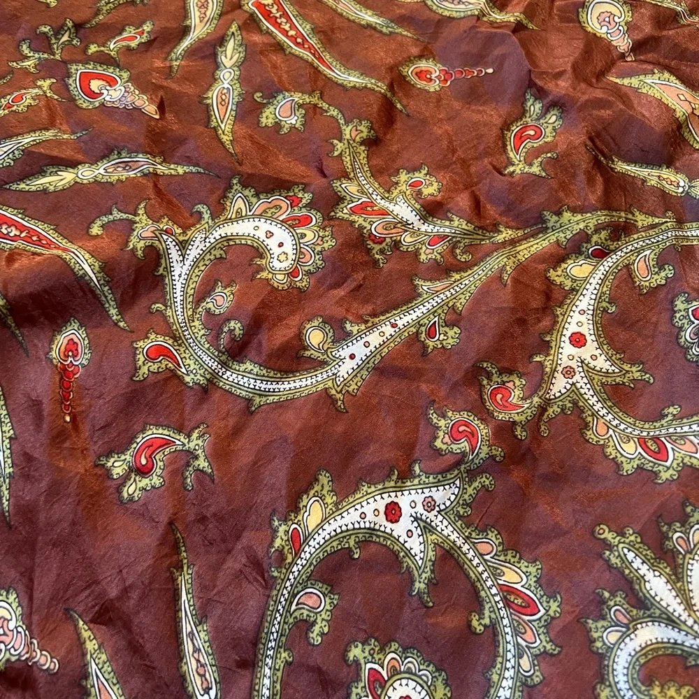 Vintage paisley scarf 30” by 30”